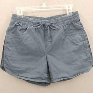 Eddie Bauer Aspire Women's 4 Cotton Spandex Drawstring Waist Shorts Hiking Walk